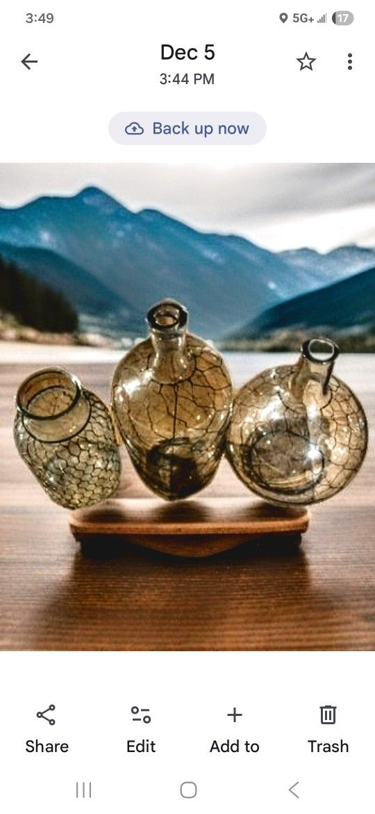 Antique Glass Bottles 3 Tter Wire Accent Deco