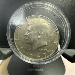 1967 & 1968  Kennedy 1/2 Dollars 40% Silver 