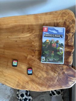 3 switch games - Zelda skyward sword, animal crossing: new horizons, Minecraft