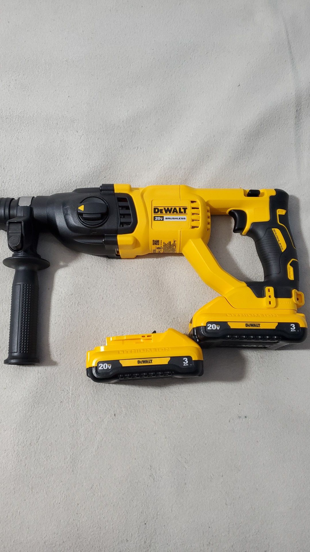 Dewalt 20V Max Brushless SDS Plus 1" Hammer Drill. Brand new. With 2 new 3ah batteries