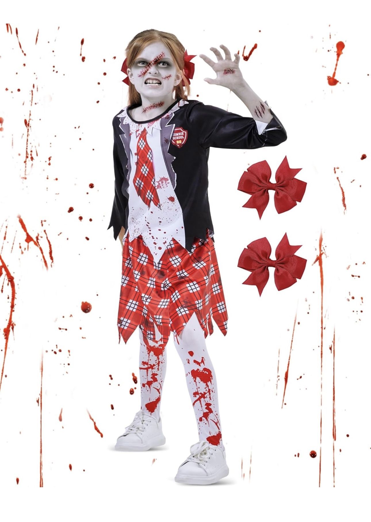 Zombie Girls Halloween Costume - New