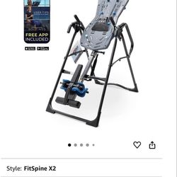 Teeter FitSpine X2 Inversion Table, Decompression Surface for Full-Body Stretch,