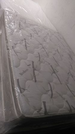 Brand new factory direct bamboo queen pillow top