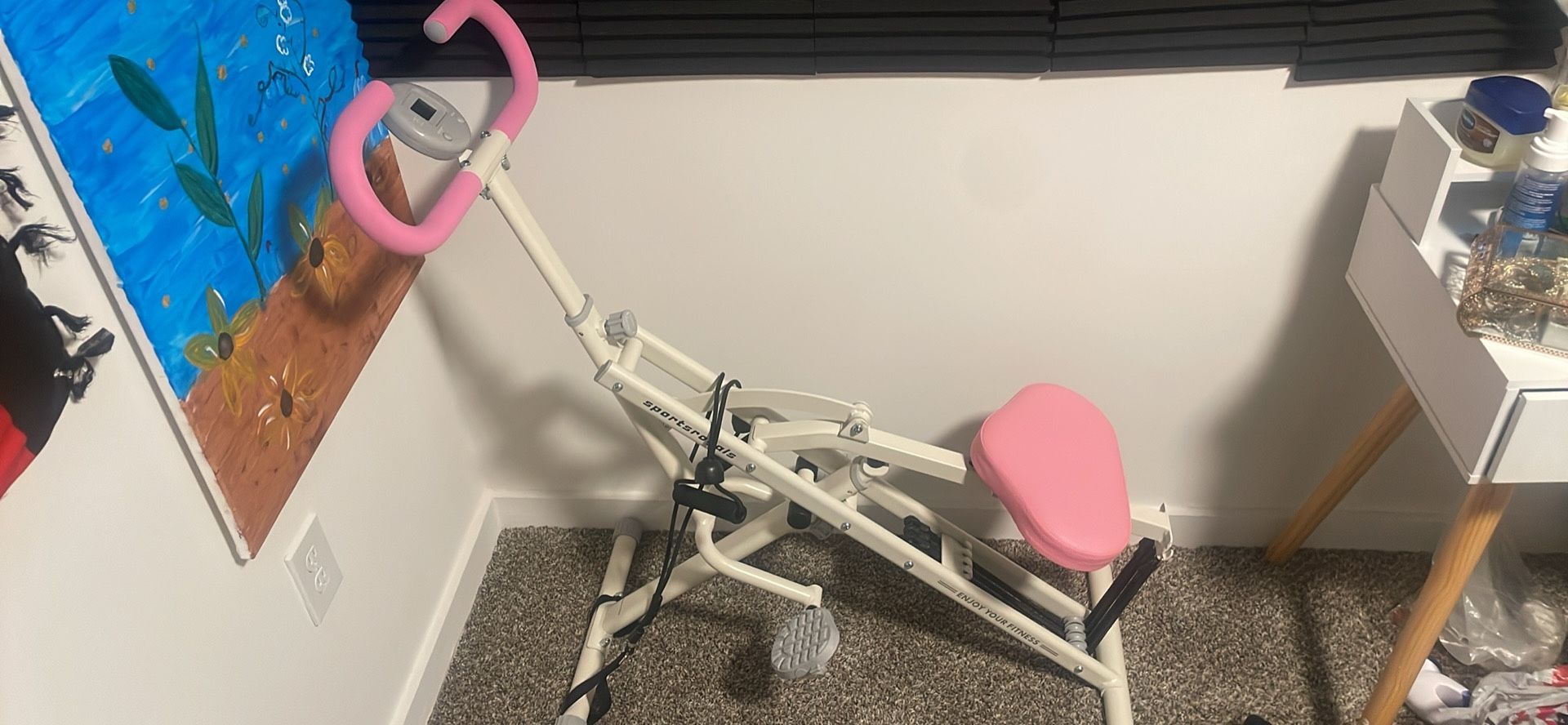 Sunny Health & Fitness Upright Row-n-Ride Rowing Machine