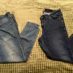 2 Pairs Of Jeans For $15 Size 16