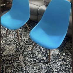 Ocean Blue Chairs 