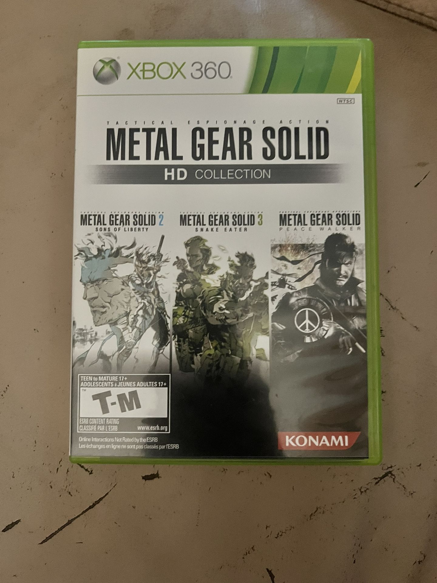 Metal Gear Solid HD Collection Xbox 360