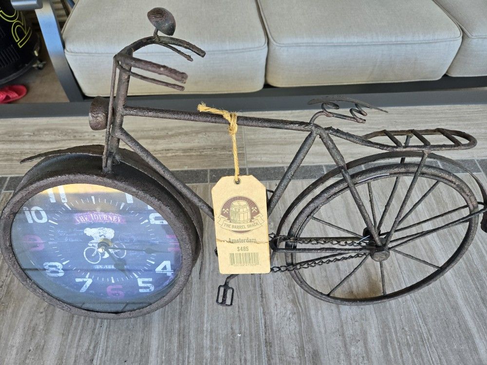 Antique Bike Clock