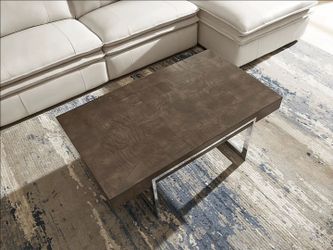 Living Room Table and 2 side tables with Hidden Pull-Out Trays (Charlton Street)