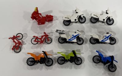 Lego Motorcycles And Bicycles