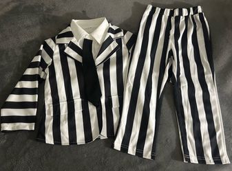 Beetlejuice Halloween Costume Size 4-6yr