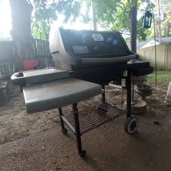 Grill: Weber, Gas: Genesis Silver