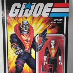 Super7 ReAction G.I. Joe Destro (Weapons Supplier) – 3.75” Action Figure
