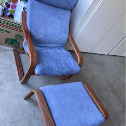 IKEA Arm Chair With Footrest 