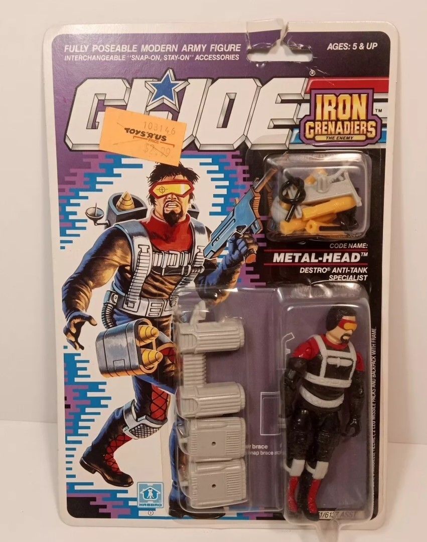 GI Joe Metal-Head MOC Original