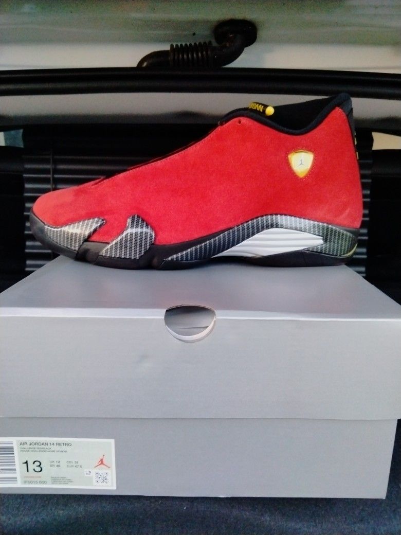 Jordan Retro 14 Ferrari Size 13