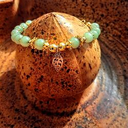 Jade Leaf Bracelet