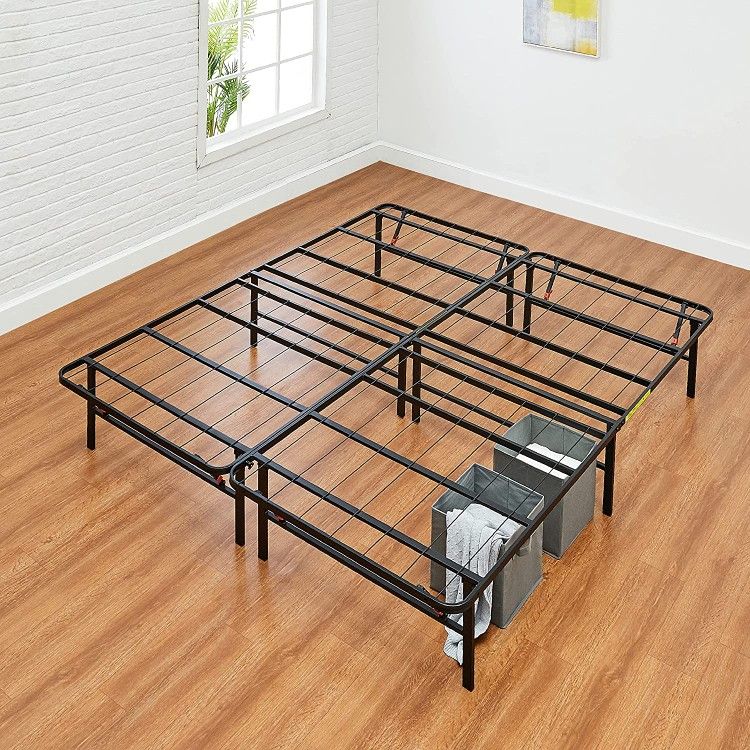 Amazon Basics Foldable Metal Platform Bed Frame with Tool Free Setup,14