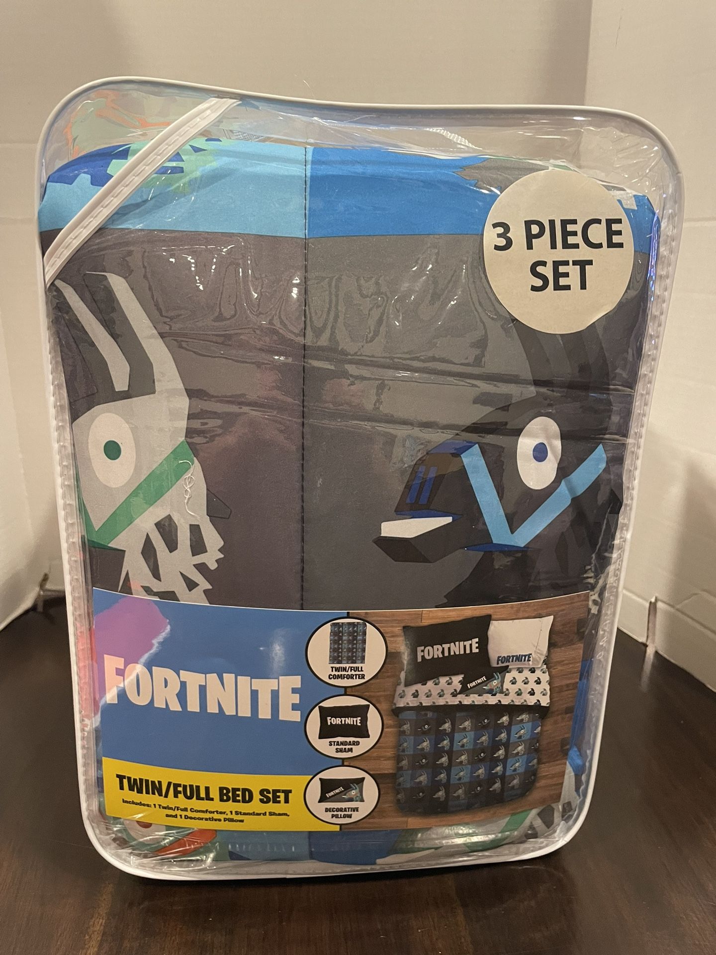 Fortnite Twin Full Bed set Comforter brand new 