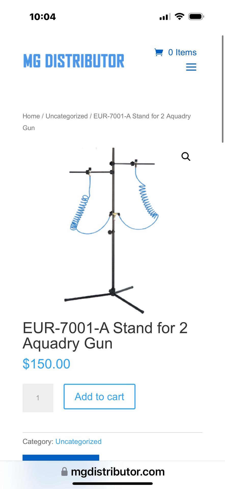 Aquadry Stand For 2 Dryers 