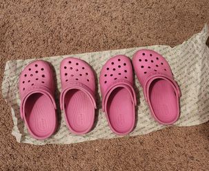 Pink Kids Crocs