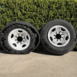 8x165.1 Pair Chevrolet rim 2500 GMC 3500 or single 16” Chevy wheel 8x6.5 Sierra suburban express OEM