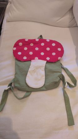 Child's mushroom backback