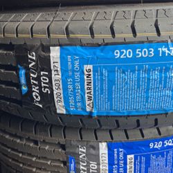 ST 205/75/15 Trailer Tires 8ply 