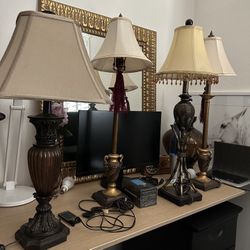 Table Lamps - $20 Each