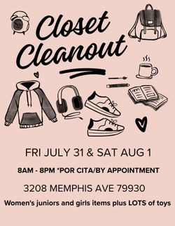 Closet cleanout
