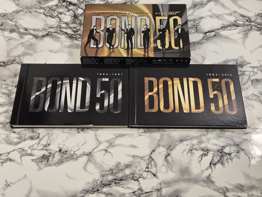 Celebrating Five Decades Of Bond 007 - Bond 50 (23-Disc Blu-Ray Set, 2012)