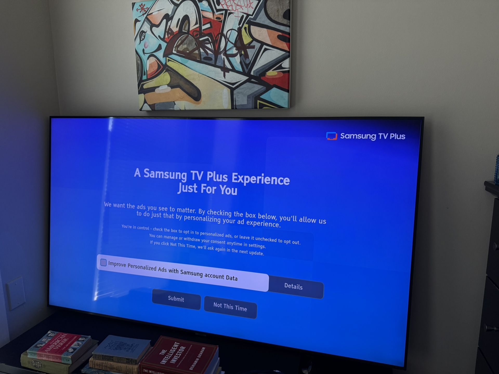 Samsung 65” TV