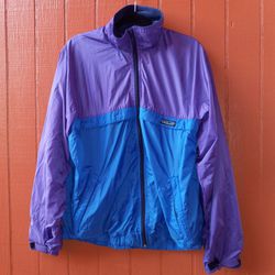 Patagonia Fleece Lined Windbreaker Jacket Size medium
