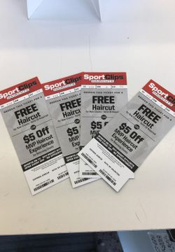 Free Haircut passes