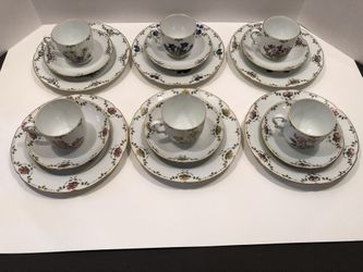 Coffee/Tea Service For 6 By Artist Anne Marie Trechslin