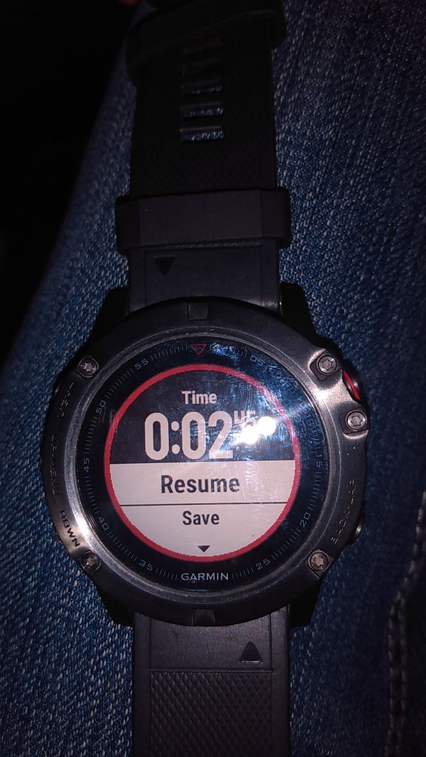 Garmin Sapphire Crystal Fenix 5x watch!!!! for Sale in Salem, OR - OfferUp