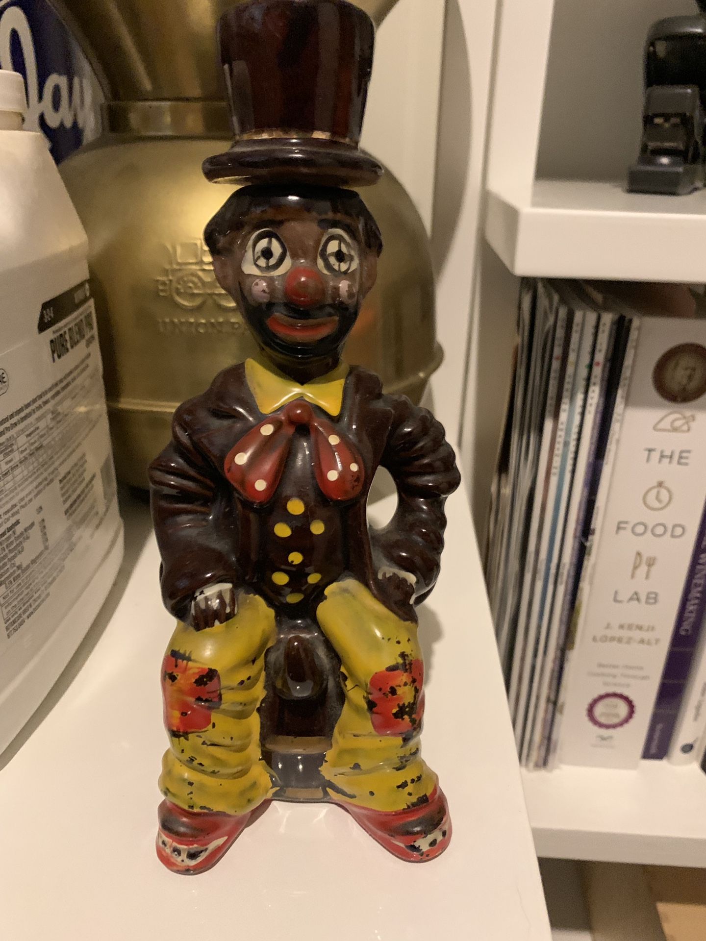 Antique Clown Bottle