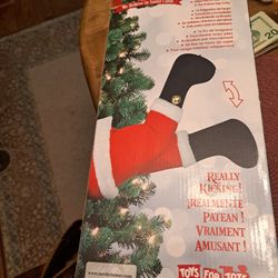 Animated Santa Legs For Tree