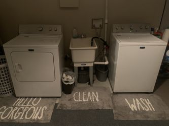 Maytag Energy Efficient Washer & Dryer