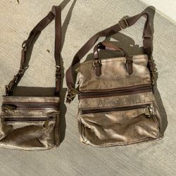 Fossil Boho Style Laptop Bag And Pocketbook