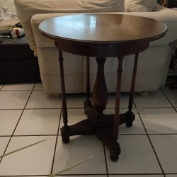 Antique end table