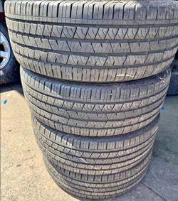 255/45R20 continental Brand 🚘tires usadas en perfecta condición set of 4!!