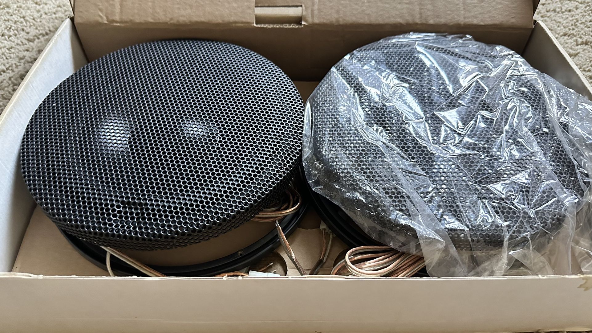 8” Car Audio Speakers- Macrom 59.22 8” double magnet speakers, 120W- old school Brand new, still in box, never been used