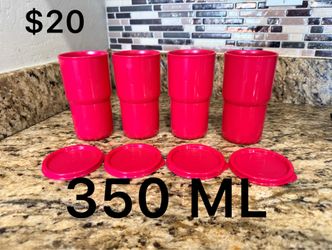 Tupperware Cups with Lids