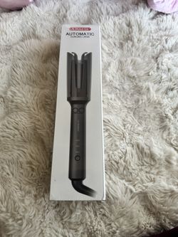 Automatic Rotating Curling Iron, Hair Curler with 3 Temps Fast Heating, 2-Way Rotating 1 Inch Curling Wand, Ceramic Coating, Ionic, Anti-Scald, Anti-T