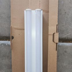 8 ft. 2-Light Linear White Integrated LED Garage Strip Light with 8913 Lumens, 4000K