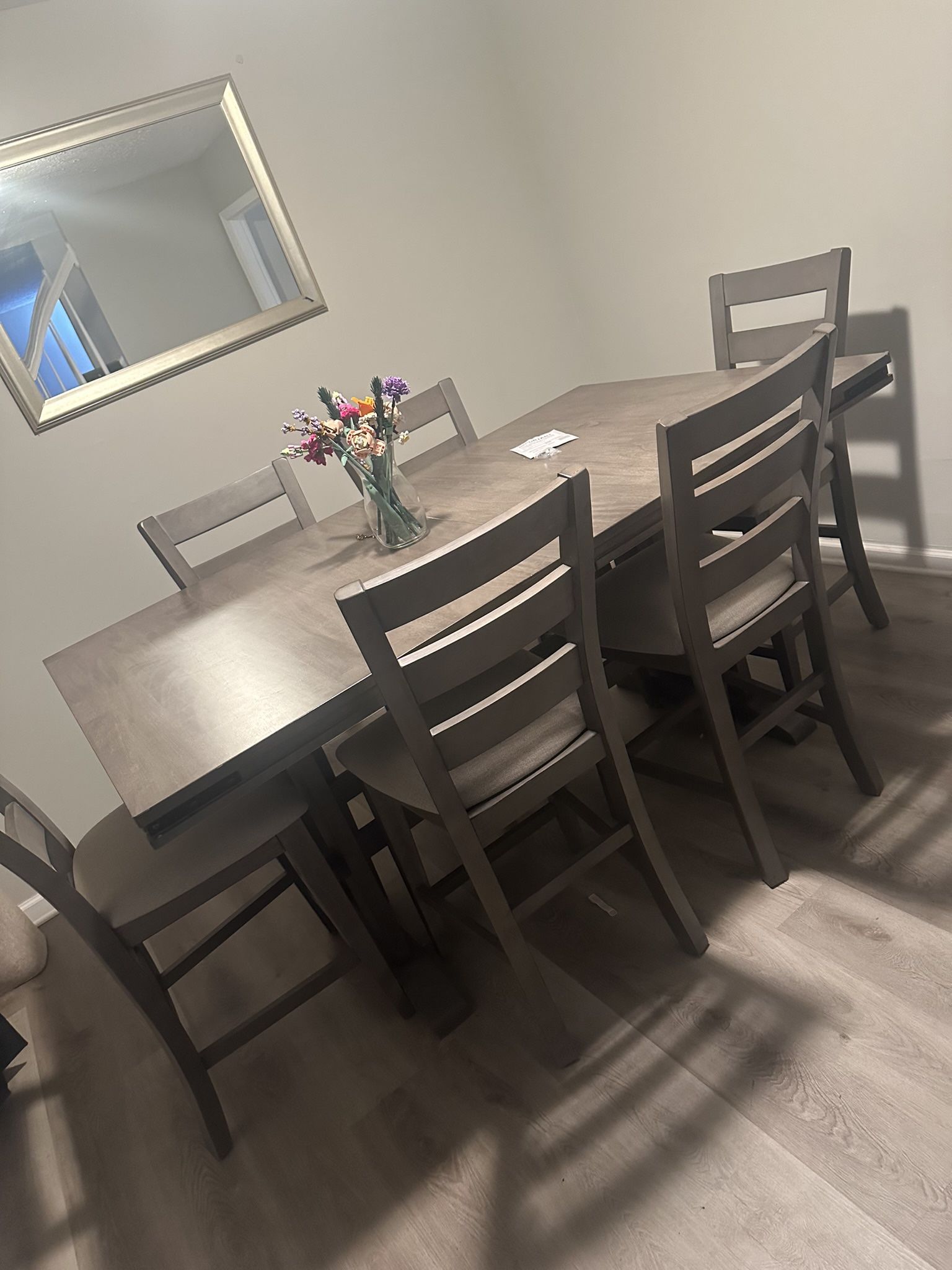 6 Seat Dining Table Set 