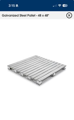Galvanized Pallets 48x48