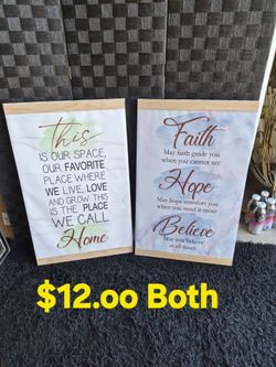 Wall art $12