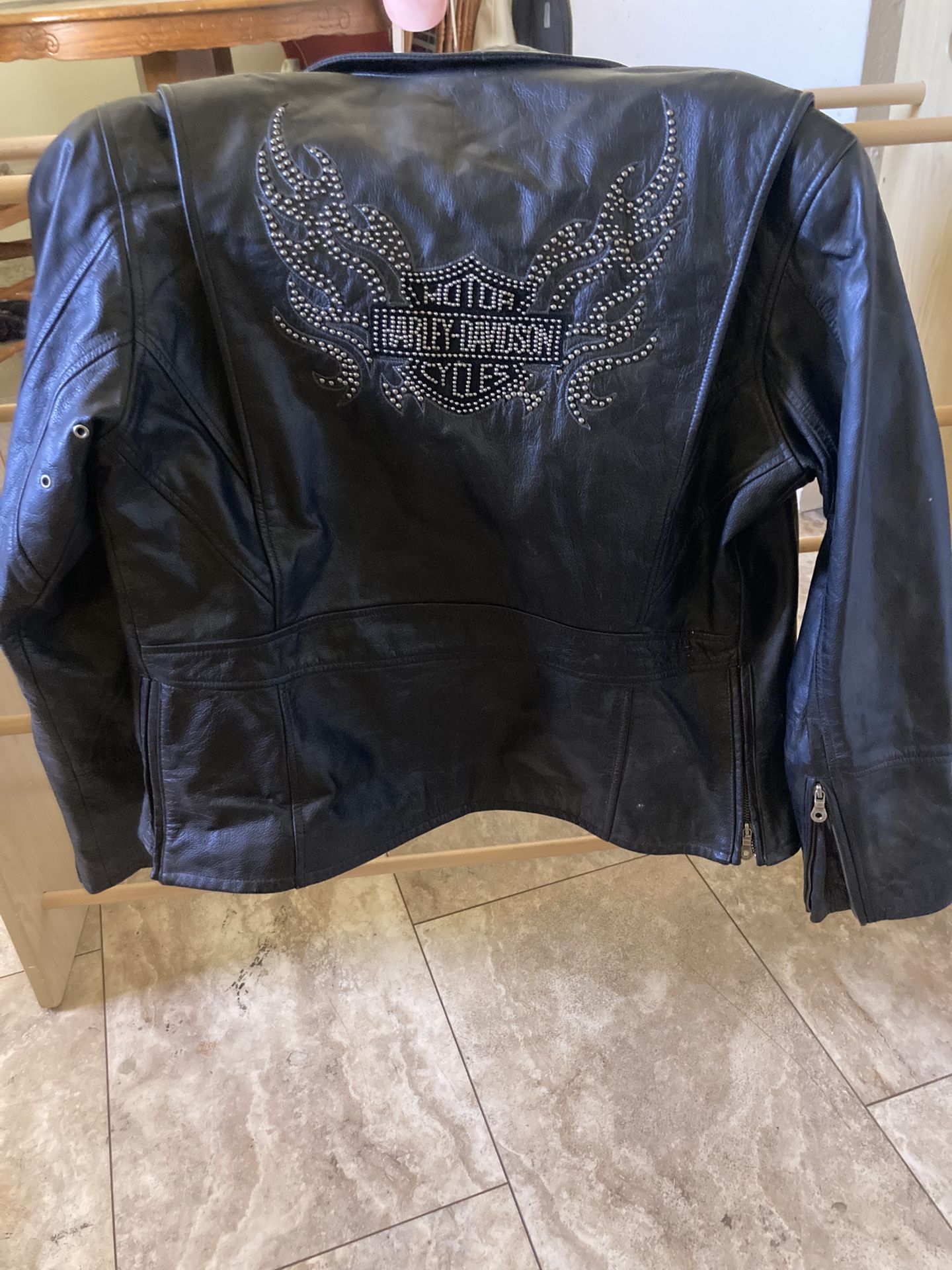 Leather Harley Davidson Jacket